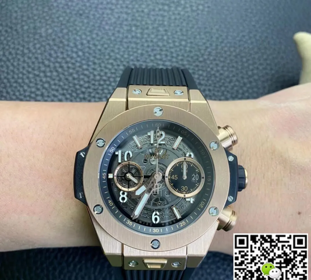 Hublot Big Bang 421.OX.1180.RX ZF Factory 1:1 Best Edition Replica Watch Rubber Strap